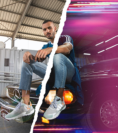 مبدعون إماراتيون في حملة Adidas Originals لاطلاق حذاء Nite Jogger الرياضي الجديد